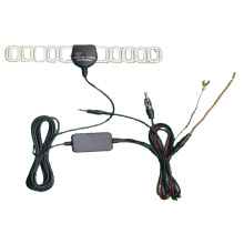 Antena de TV Digital de Coche DVB-T activa de Negro